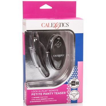 California Exotic Lock-N-Play Remote Petite Panty Teaser, черный - фото, отзывы