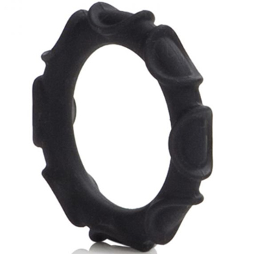 California Exotic Atlas Silicone Ring, черное - фото, отзывы