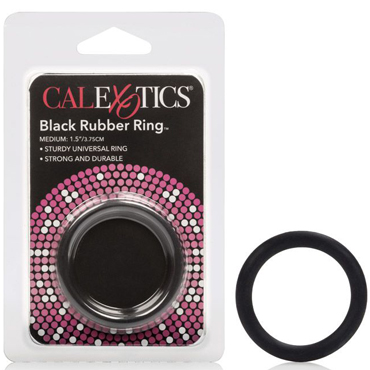 California Exotic Black Rubber Ring medium, черное — фото 2