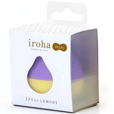 Iroha Mini Fuji Lemon, фиолетово-желтый - Миниатюрный вибростимулятор - купить в секс шопе