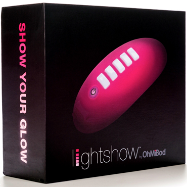 OhMiBod LightShow, розовый, Вибратор со световыми эффектами и другие товары OhMiBod с фото