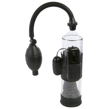 NMC Nanma Lust Buster Vibrating Vacuum Pump, черная, Вакуумная помпа с вибрацией