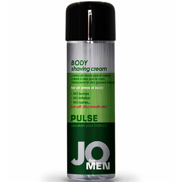 JO Pulse Body Shaving Cream, 240 мл, Мужской крем для бритья