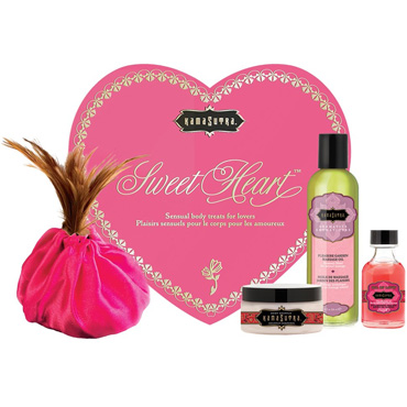 Kama Sutra Sweet Heart Strawberry Kit, Набор для романтического вечера