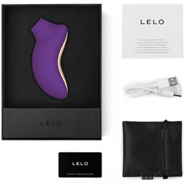 Lelo Sona 2, фиолетовый - Звуковой массажер клитора - купить в секс шопе
