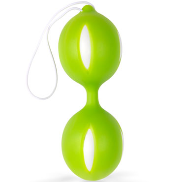 Brazzers Вагинальные шарики, зеленые, С петелькой для извлечения