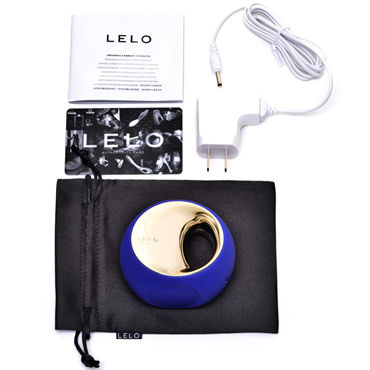 Lelo Ora, темно-синий, Инновационный стимулятор, имитирующий оральные ласки и другие товары Lelo с фото