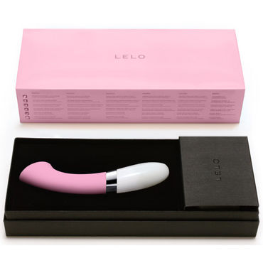 Lelo Gigi 2, розовый - Перезаряжаемый вибратор для стимуляции точки G - купить в секс шопе