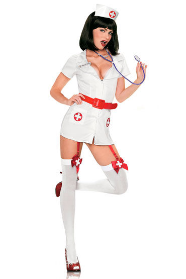 Leg Avenue Медсестра, Сексуальный костюмчик с чулочками