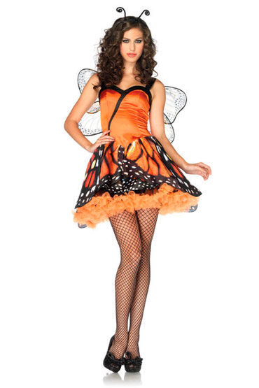 Leg Avenue Бабочка, Мини-платье и ободок с усиками