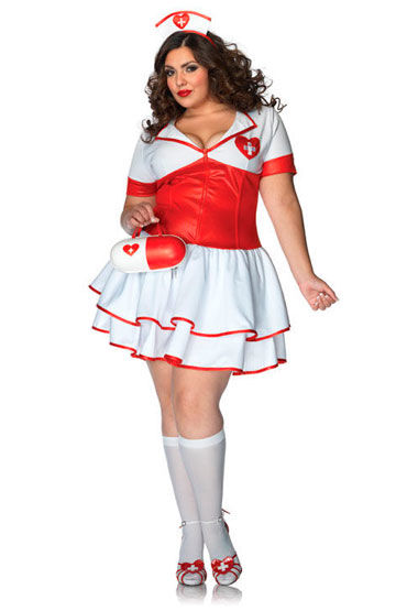 Leg Avenue Naughty Nurse, Платье и ободок на голову