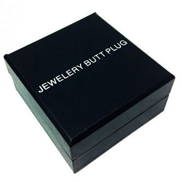 Butt Plug Silver Small, бриллиант - Малая анальная пробка, украшена кристаллом - купить в секс шопе