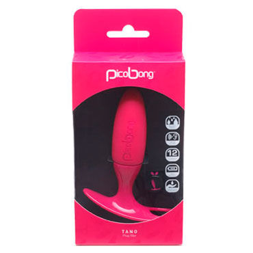PicoBong Tano, розовый - Анальная вибропробка с 12 виброрежимами - купить в секс шопе