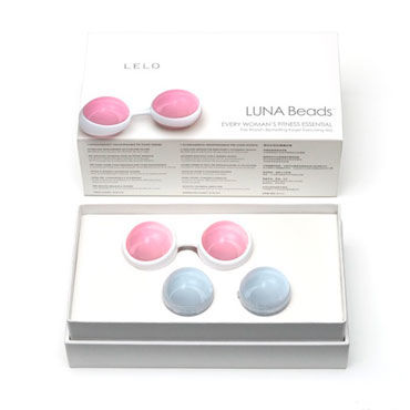 Lelo Luna Beads Mini, Миниатюрные вагинальные шарики с системой выбора оптимального веса и другие товары Lelo с фото