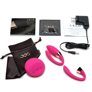 Lelo Tiani 2, розовый - Мультискоростной вибратор для пар с дистанционным управлением - купить в секс шопе