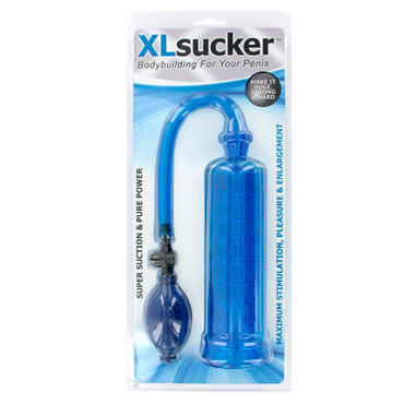 XLsucker Penis Pump, помпа голубая - фото, отзывы