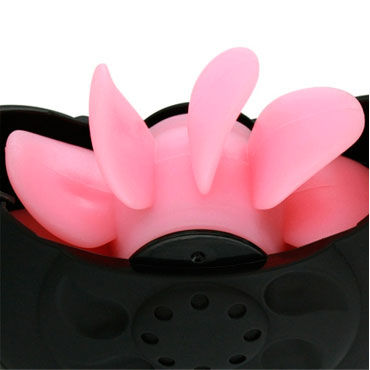 Sqweel, черно-розовый - Мультискоростной клиторальный стимулятор - купить в секс шопе