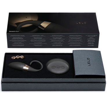 Lelo Oden 2 Design, черный - Мощное виброкольцо на пенис с дистанционным управлением - купить в секс шопе