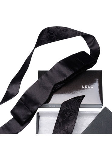 Lelo Intima, черный, Шелковая маска, регулируемого размера