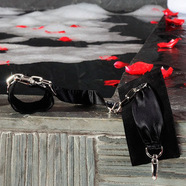 Lelo Sutra, черный, Шелковые наручники с цепочкой и другие товары Lelo с фото