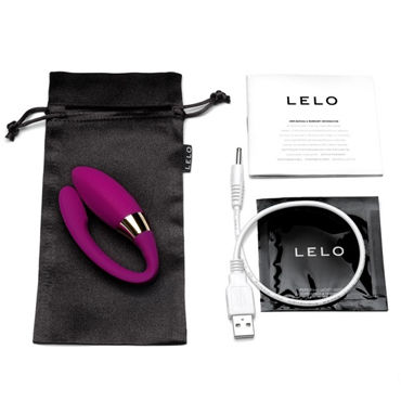 Lelo Noa, фиолетовый - Роскошный вибромассажер для пар - купить в секс шопе