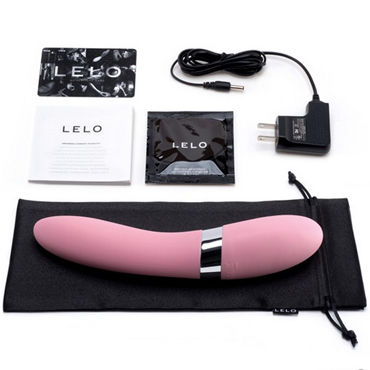 Lelo Elise 2, розовый - Водонепроницаемый вибромассажер точки G с двумя моторчиками - купить в секс шопе