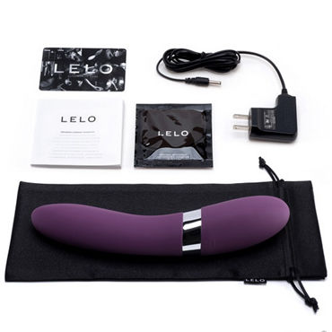 Lelo Elise 2, фиолетовый - Водонепроницаемый вибромассажер точки G с двумя моторчиками - купить в секс шопе
