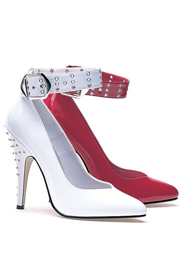 Ellie Shoes Anita, красный, Туфли с заклепками, каблук 12,7 см