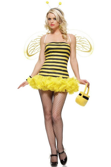 Leg Avenue Пчелка, Сексуальное платье с крылышками и рожки