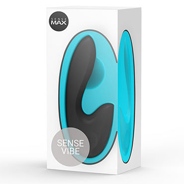 SenseVibe, черный - Эргономичный перезаряжаемый вибратор для точки G и клитора - купить в секс шопе