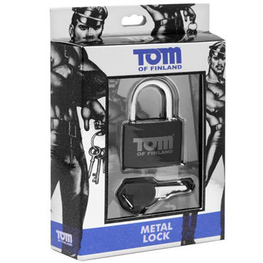 Tom of Finland Metal Lock, черный - фото, отзывы