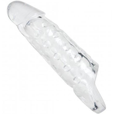 Tom of Finland Clear Realistic Cock Enhancer, прозрачная, Насадка на пенис с петлей для мошонки