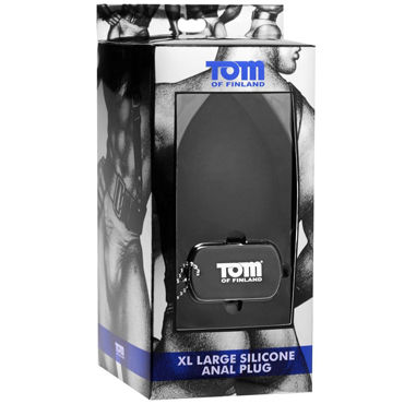 Tom of Finland XL Large Silicone Anal Plug, черная - фото, отзывы