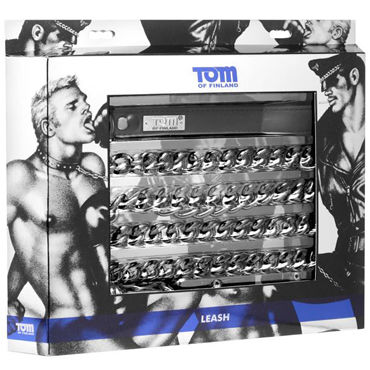 Tom of Finland Leash, серебристый - Поводок из металла - купить в секс шопе
