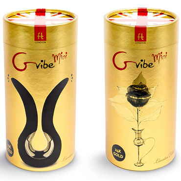 Gvibe Mini Gold, черно-золотой - подробные фото в секс шопе Condom-Shop