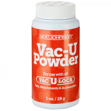 Doc Johnson Vac U Powder, 28 г, Присыпка для креплений Vac U Lock