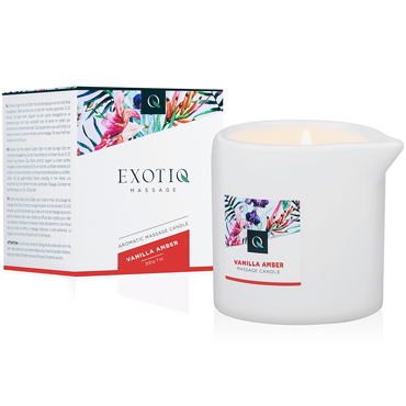 Exotiq Massage Candle Vanilla Amber, 200 г, Массажная свеча с ароматом Ваниль и амбра