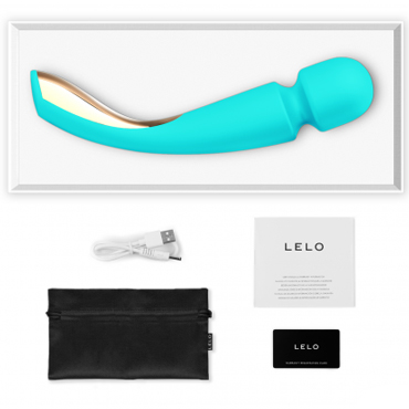 Lelo Smart Wand 2 Large, голубой - фото, отзывы