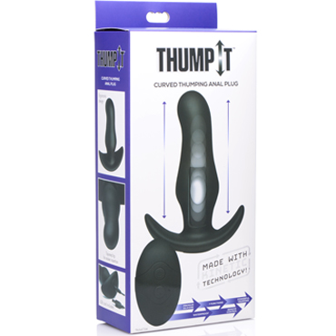 Новинка раздела Секс игрушки - XR Brands Kinetic Thumping 7X Prostate Anal Plug, черная