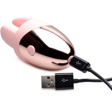 XR Brands Inmi Vibrassage Caress Vibrating Clit Teaser, розовый - фото, отзывы