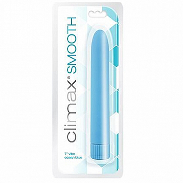 Topco Climax Smooth, синий - Классический вибратор с гладкой поверхностью - купить в секс шопе