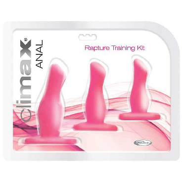 Topco Climax Anal Rapture Training Kit, розовый - Набор для анальной стимуляции - купить в секс шопе