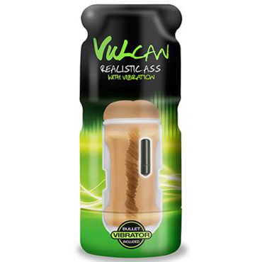 Topco Vulcan Realistic Ass, телесный, Мастурбатор анус с реалистичны тоннелем