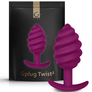Новинка раздела Секс игрушки - Gvibe Gplug Twist 2, малиновая