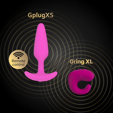 Gvibe Gring XL, пурпурный, Вибратор на палец 2 в 1 и другие товары Gvibe с фото