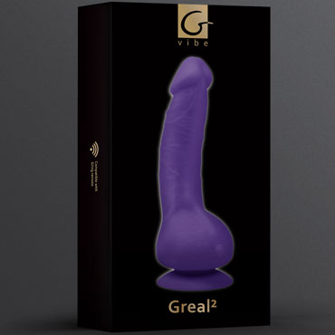 Gvibe Greal, фиолетовый, Реалистичный вибратор с возможностью беспроводного управления и другие товары Gvibe с фото