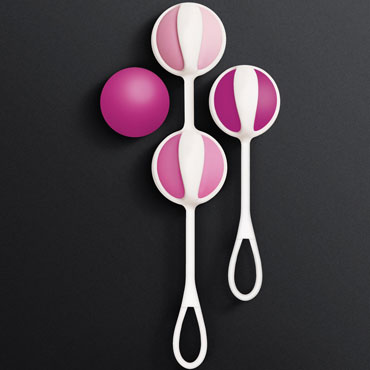 Gvibe Geisha Balls Mini, розовые, Интимные шарики для начинающих
