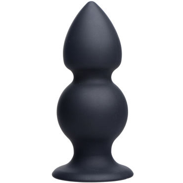 Tom of Finland Weighted Silicone Anal Plug, черная