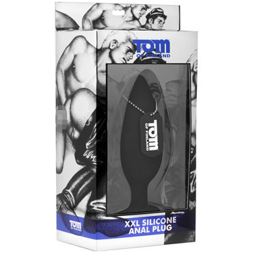 Tom of Finland XXL Silicone Anal Plug, черная - фото, отзывы