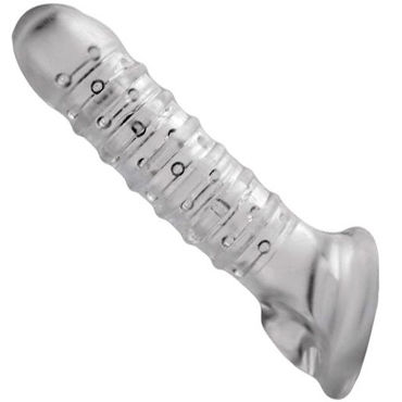 Tom of Finland Textured Girth Enhancer, прозрачная